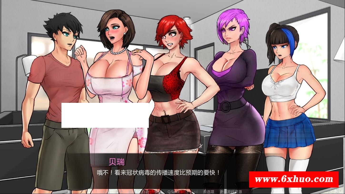 图片[2]-【欧美2D/汉化/动态CG】与女神一起被隔离 V1.00完结汉化版+全回想【完结更新/600M】
