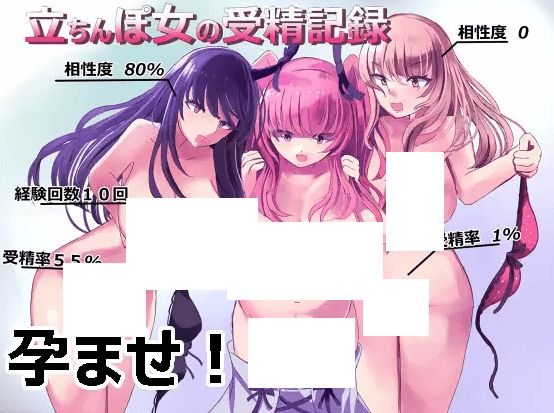 [PC-SLG游戏] 【SLG/新作】立ちんぽ女の受精記録[A066290]【1.2G/度盘】-开心广场